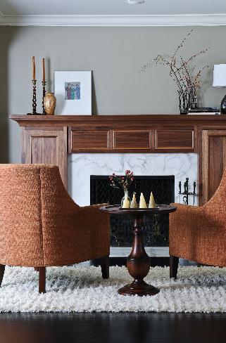 Fireplace and sitting room photo